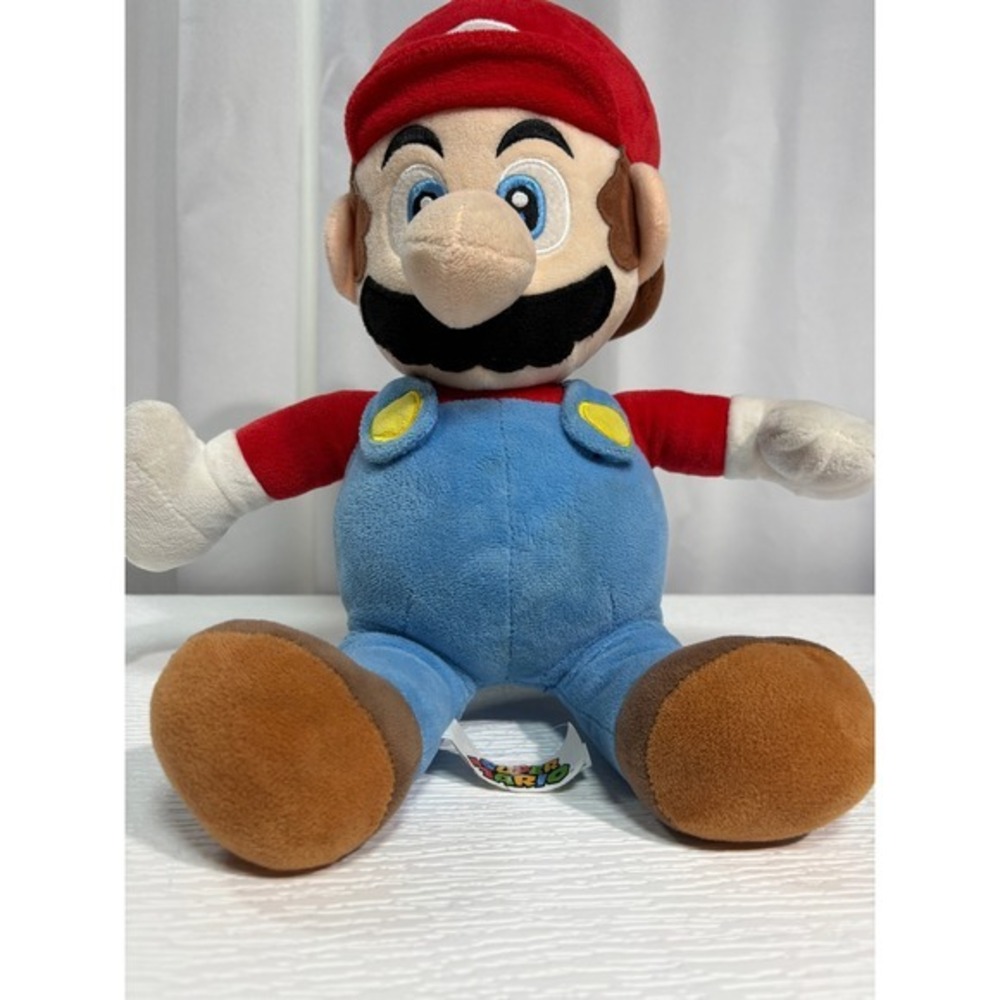 Nintendo Super Mario Bros 10 Inch Plush Figure Red Blue Classic Mario Toy S0043